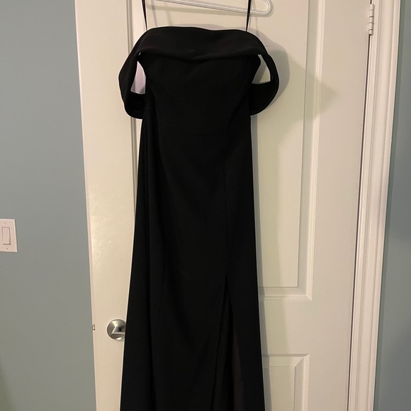 Dessy Collection Dresses Black Dessy Bridesmaid Dress Poshmark